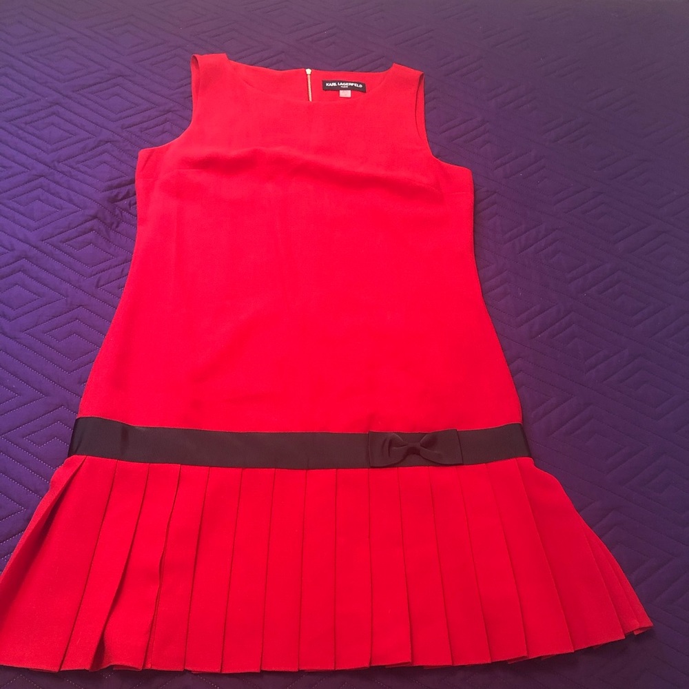 Red Karl Lagerfeld Dress